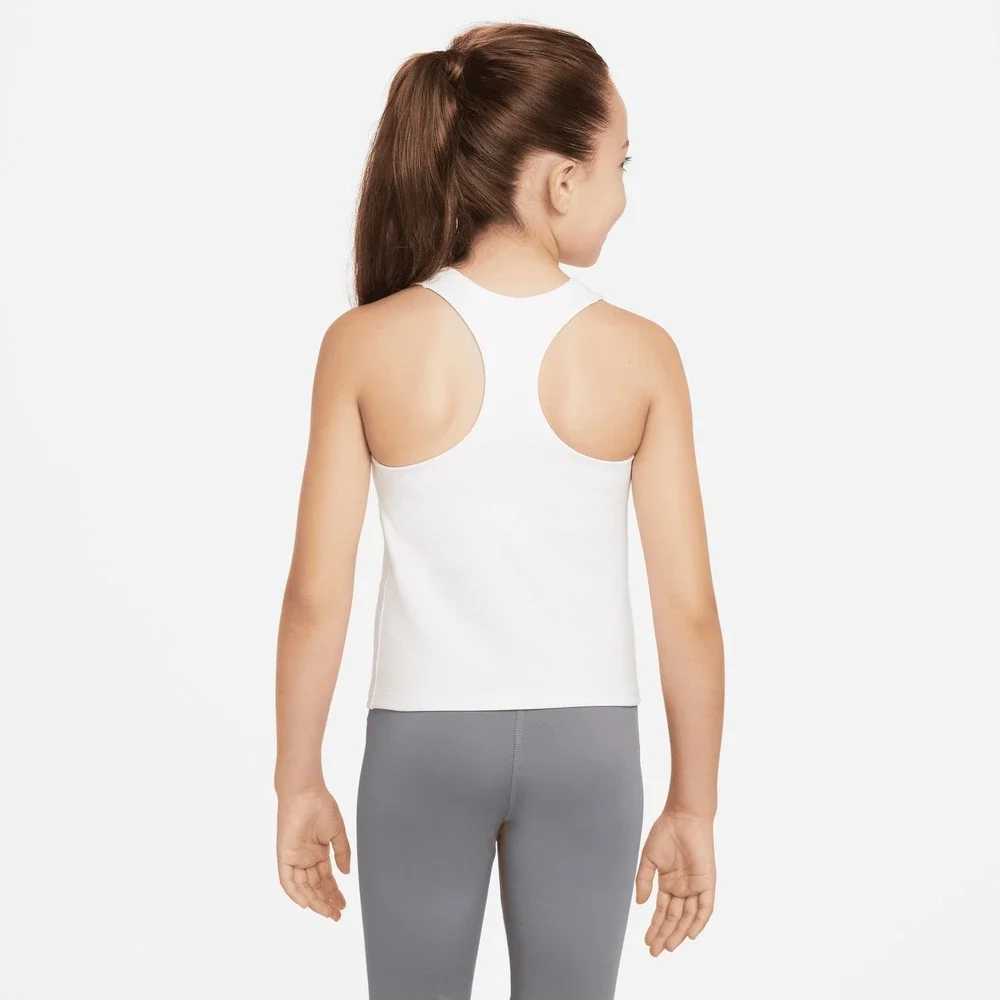 Nike Dri-FIT Swoosh Sports Bra Tank Top - White - Size‎ L